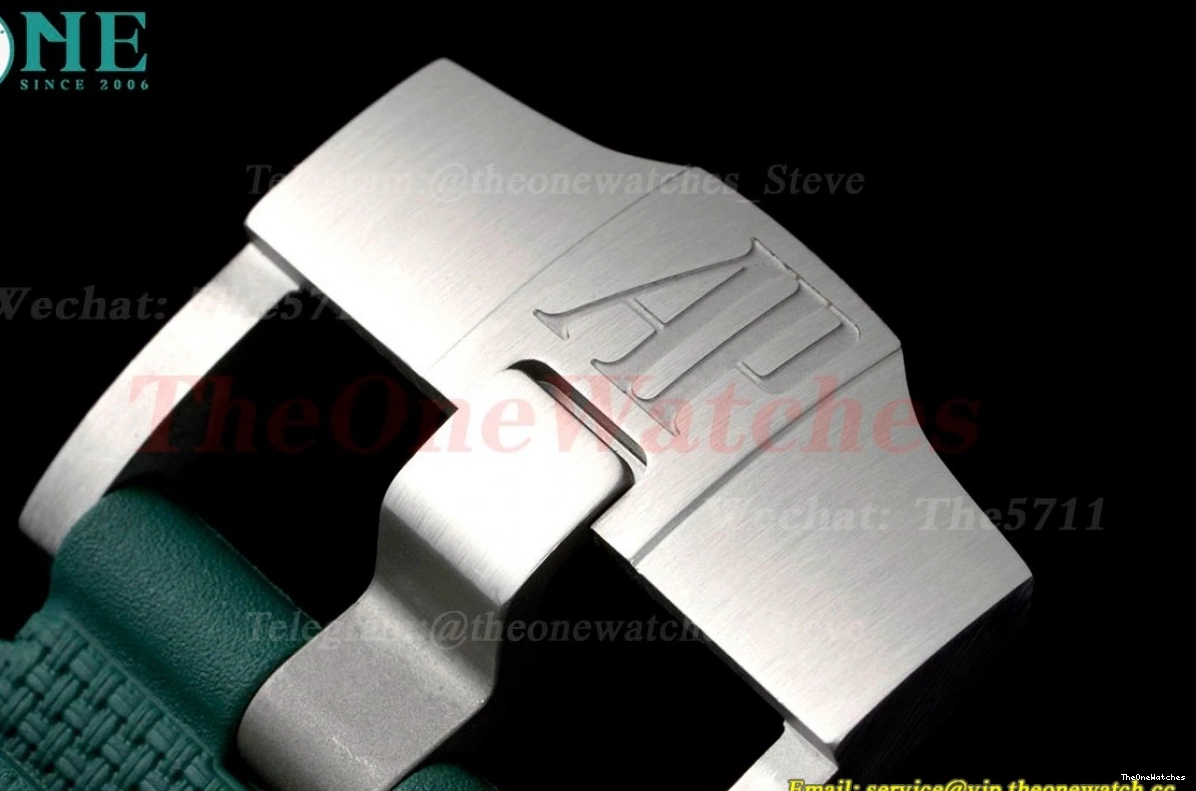 Ceramic Green A3126 2020 44mm Royal Offshore Oak RSF Dial RU 0411